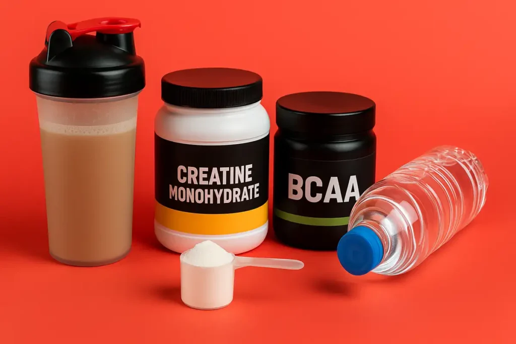 مکملهای مفید برای بانوان شامل پروتئین وی، کراتین و BCAA