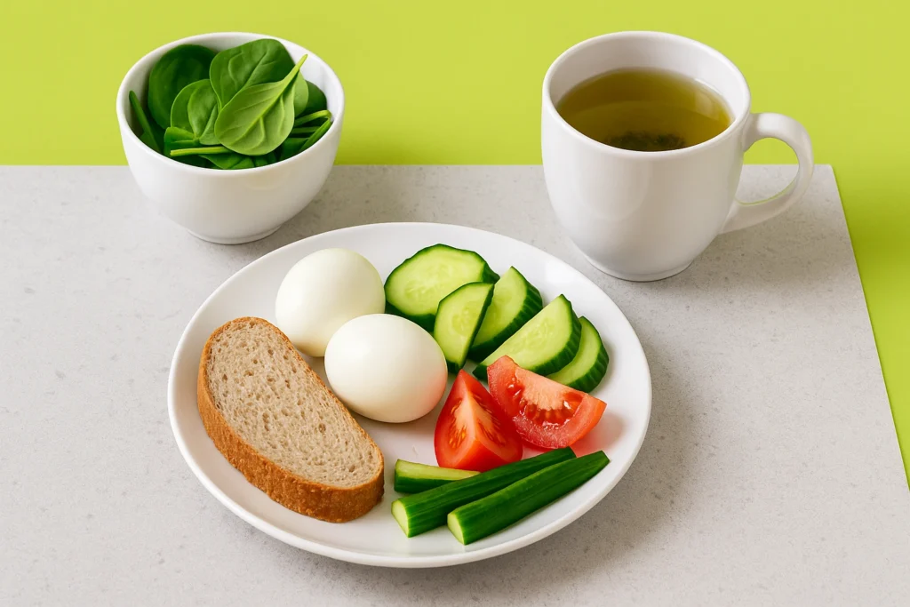 صبحانه سالم برای برنامه غذایی لاغری شکم و پهلو بانوان