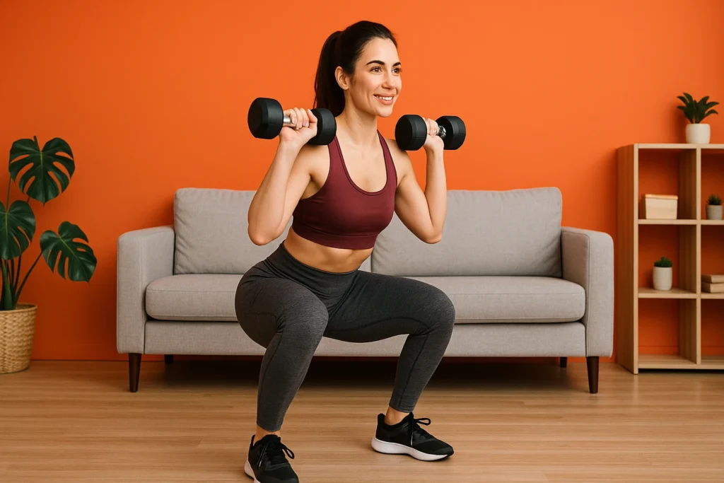 بانوی ورزشکار در حال تمرین قدرتی هنگام خروج از رژیم کتو