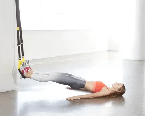 پشتپا TRX (همسترینگ کرل)