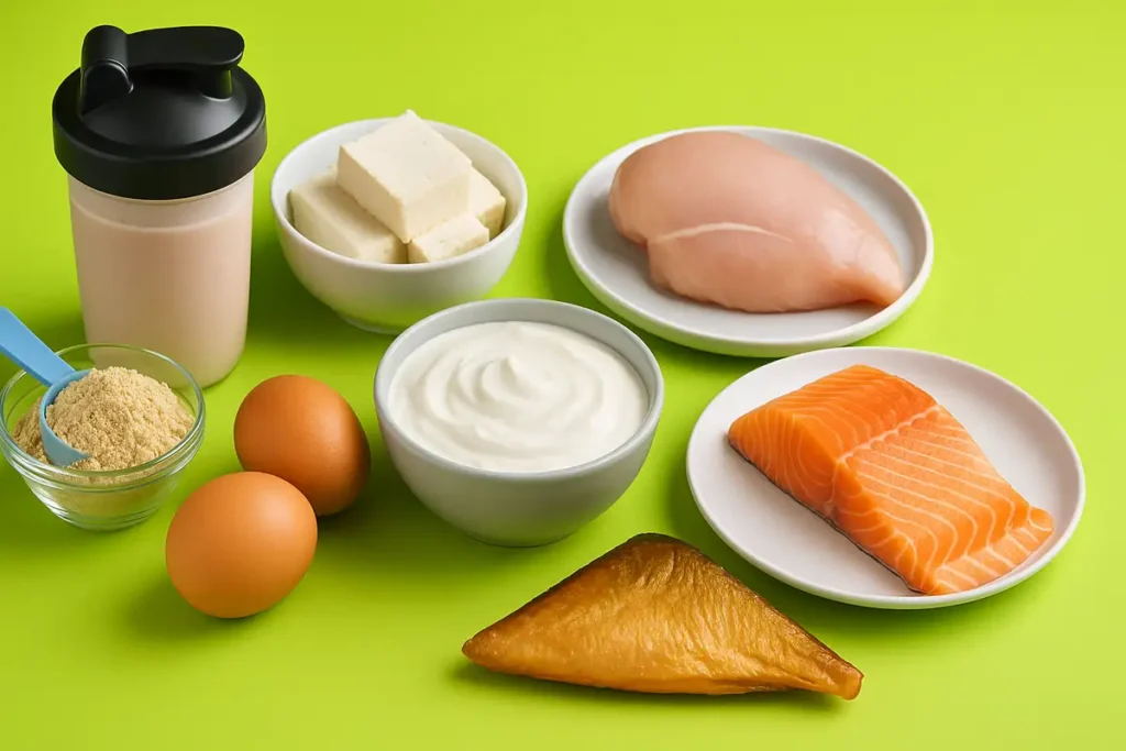 منابع پروتئین برای برنامه غذایی بدنسازی بانوان
