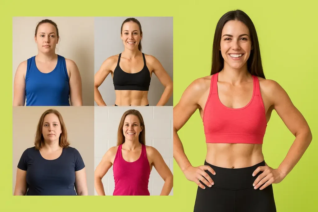 نتایج واقعی بانوان پس از رعایت برنامه غذایی بدنسازی