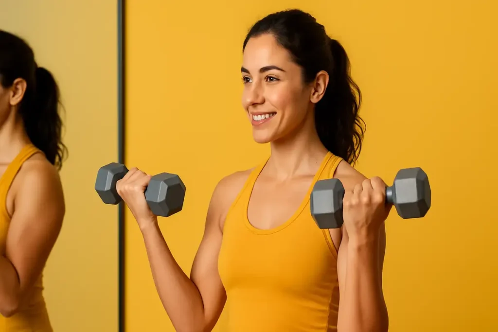 تمرین بالاتنه و بازو بانوان برای تقویت و فرمدهی بازوها