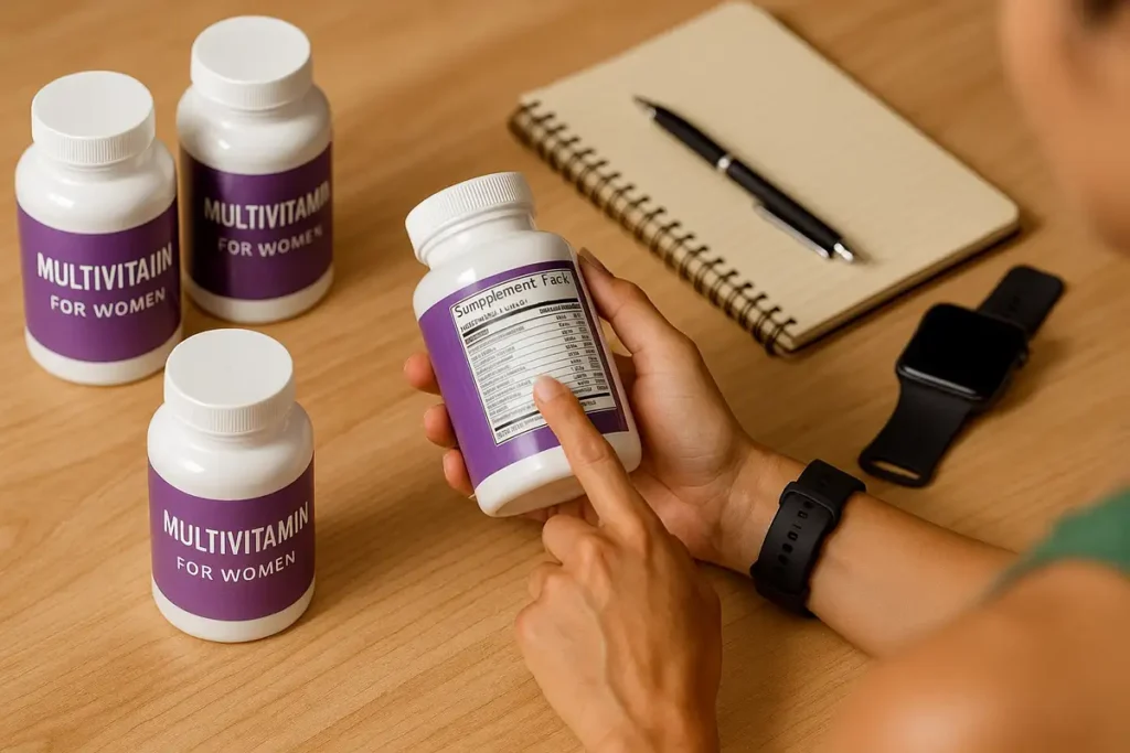 بررسی و انتخاب مولتی ویتامین مناسب برای زنان ورزشکار