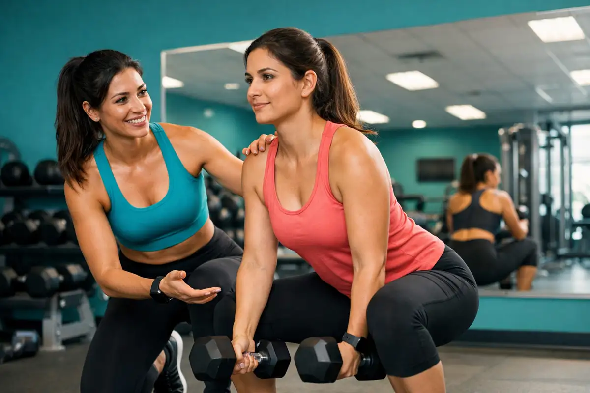 برنامه بدنسازی بانوان برای کاهش وزن؛ لاغری خوش‌فرم در باشگاه