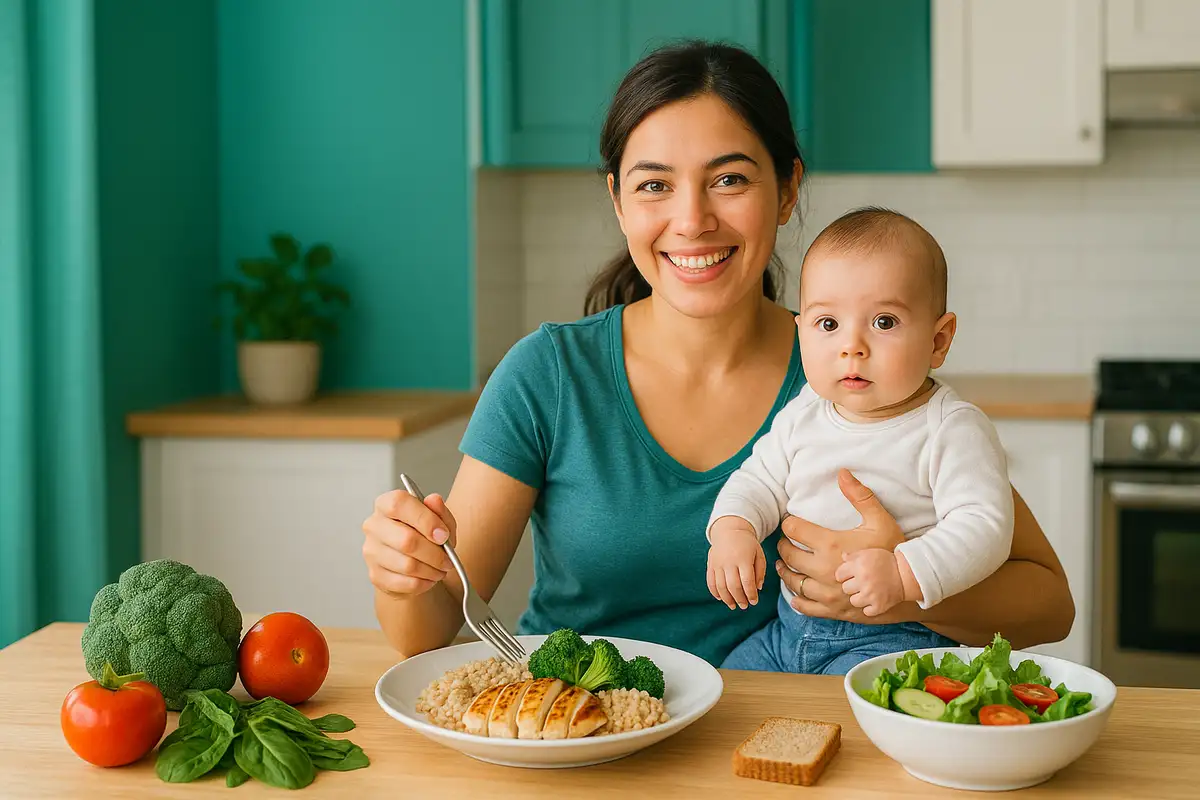 برنامه غذایی بعد از زایمان برای لاغری سریع و سالم