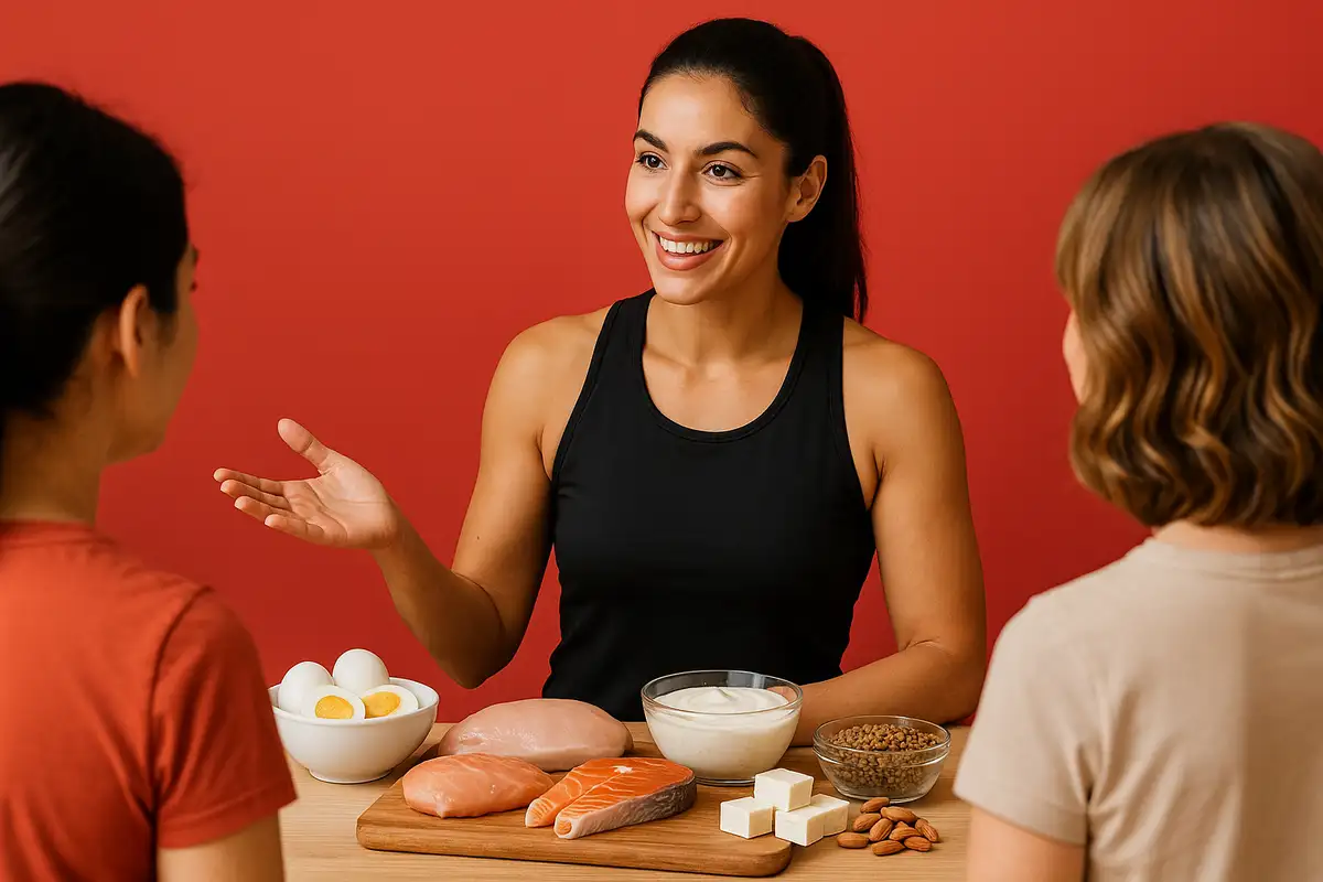 بهترین منابع پروتئین برای بانوان | رژیم فرم‌دهی و انرژی‌زا