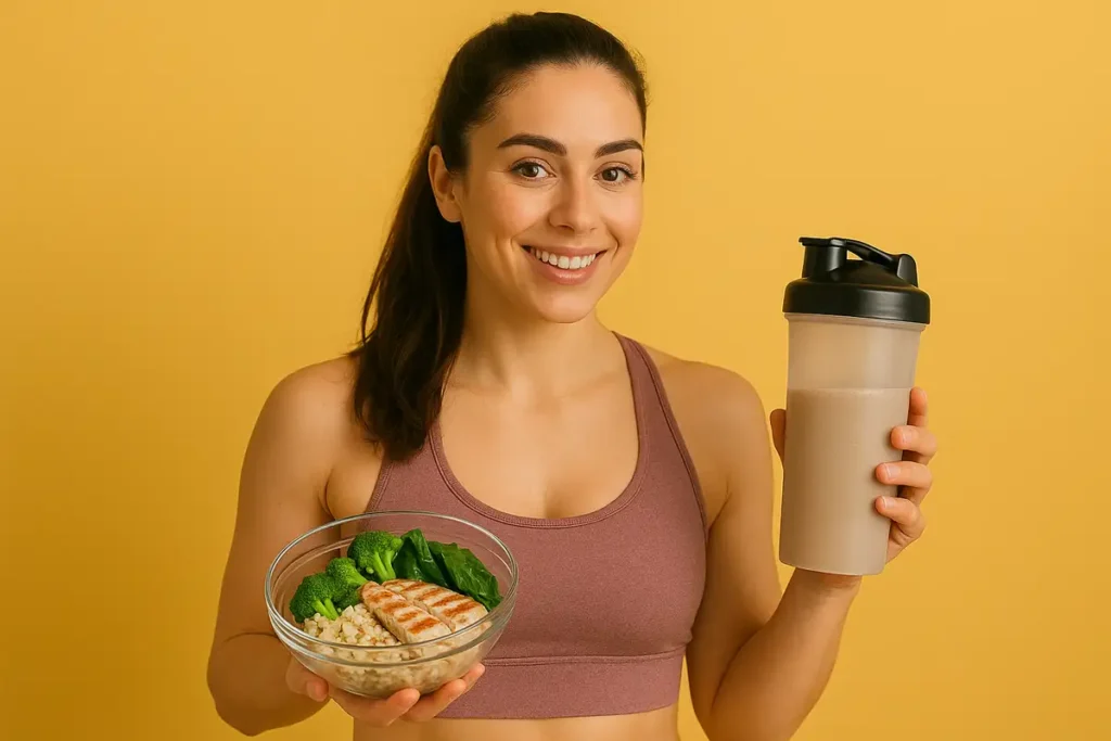 وعده غذایی بعد از تمرین بانوان برای ریکاوری بهتر و فرمدهی بدن