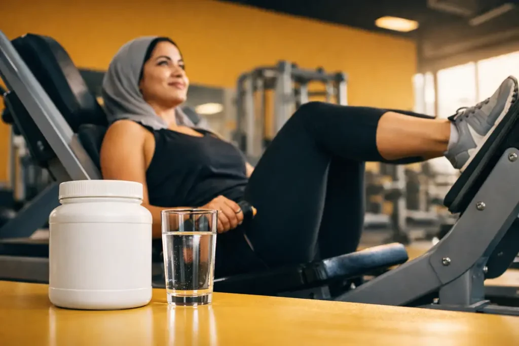 کراتین مونوهیدرات ایمن برای افزایش قدرت بانوان مبتدی در فیتنس