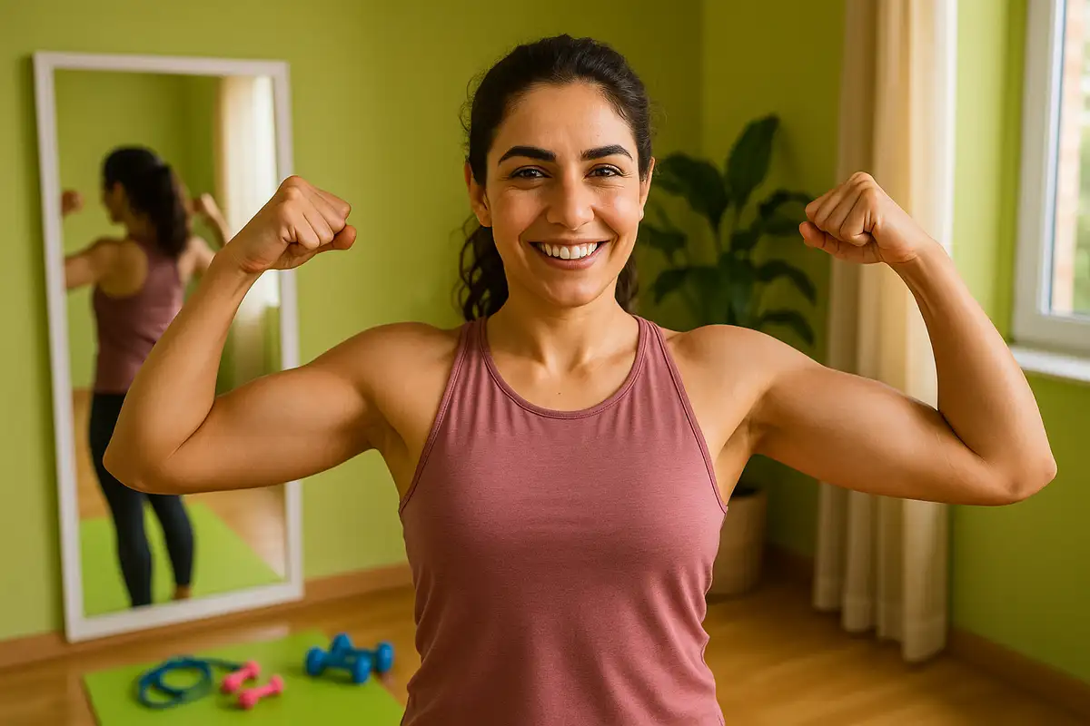 ۱۰ حرکت ساده برای سفت کردن و کوچک کردن بازوهای شل