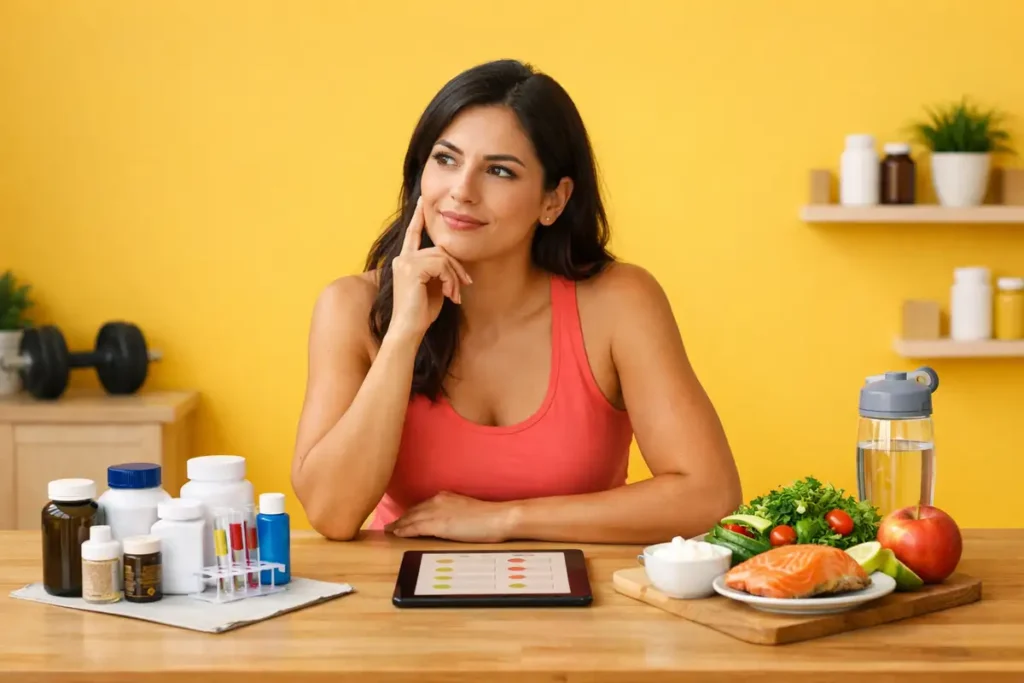 مقایسه ایمن و خطرناک بودن مصرف طولانیمدت مکملها توسط یک زن در خانه